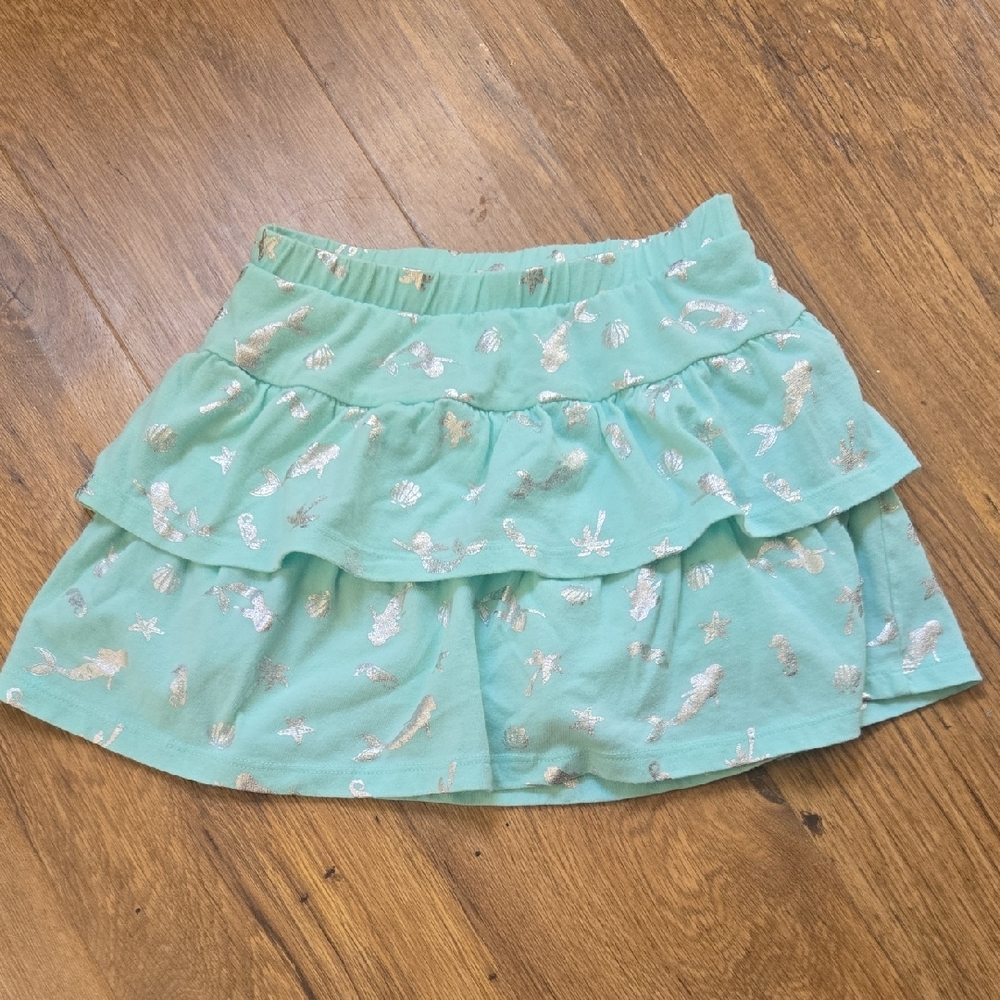Girls Teal Mermaid Skirt